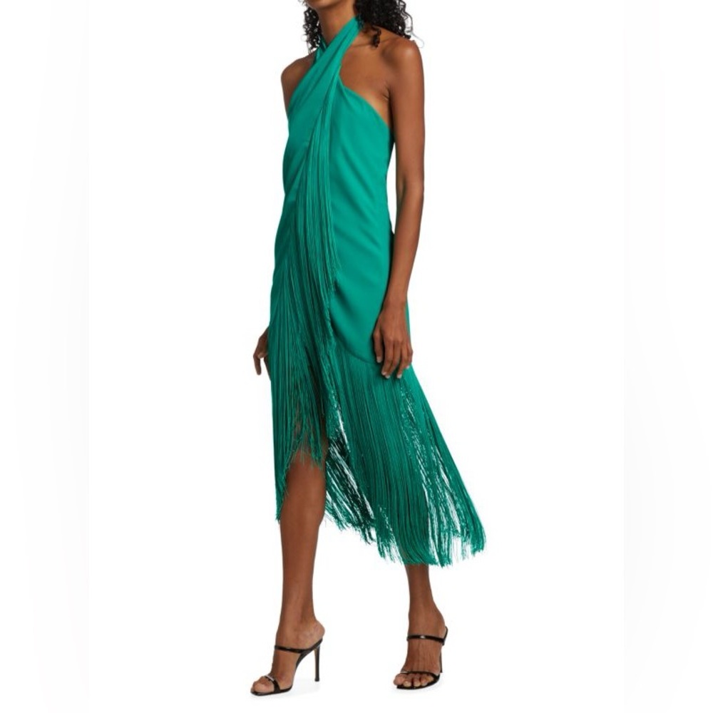 Beso e Coco Halter Fringe Dress - No Pise La Grama